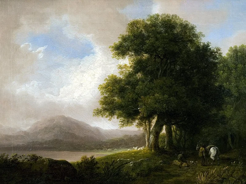 1757-Richard Corbould - Skiddaw da Derwentwater